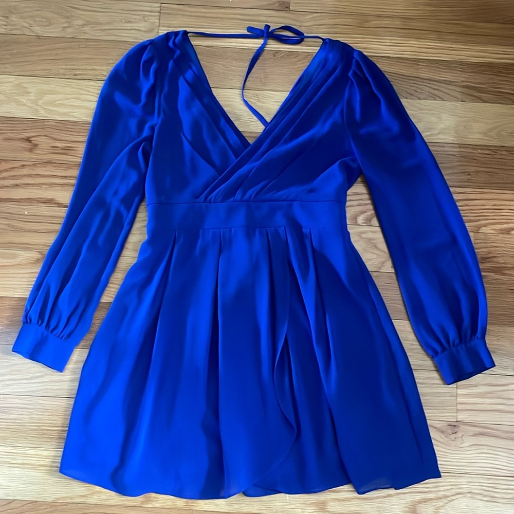 Electric blue dress